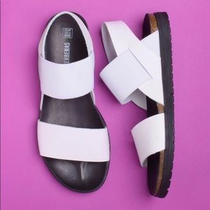 Verbenas Talia Leather & Elastic Sandals EU 36